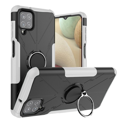 For Samsung Galaxy A12 5G Shockproof Heavy Kickstand Ring Holder Armor Case Cove - Picture 19 of 21
