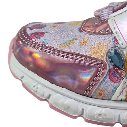 Sneakers Disney Princess bambina illuminate taglia 8 (16 cen) colore rosa nuove - Foto 11 di 24