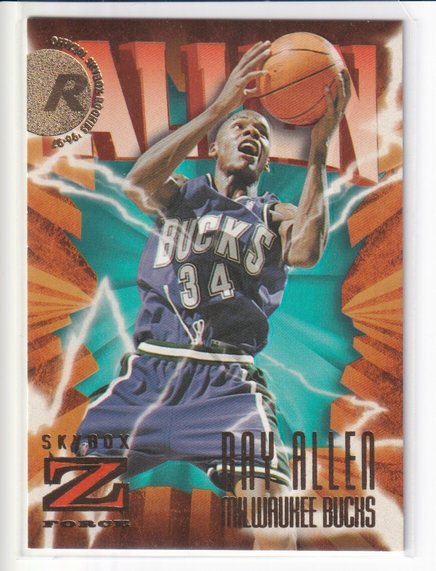 Ray Allen 1996-97 SKYBOX Z-FORCE #140 ROOKIE 