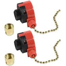 2x Ceiling Fan Switches for Zing Ear ZE-208s ZE-268S1 E89885 4-Wire OFF L1 L2 L3