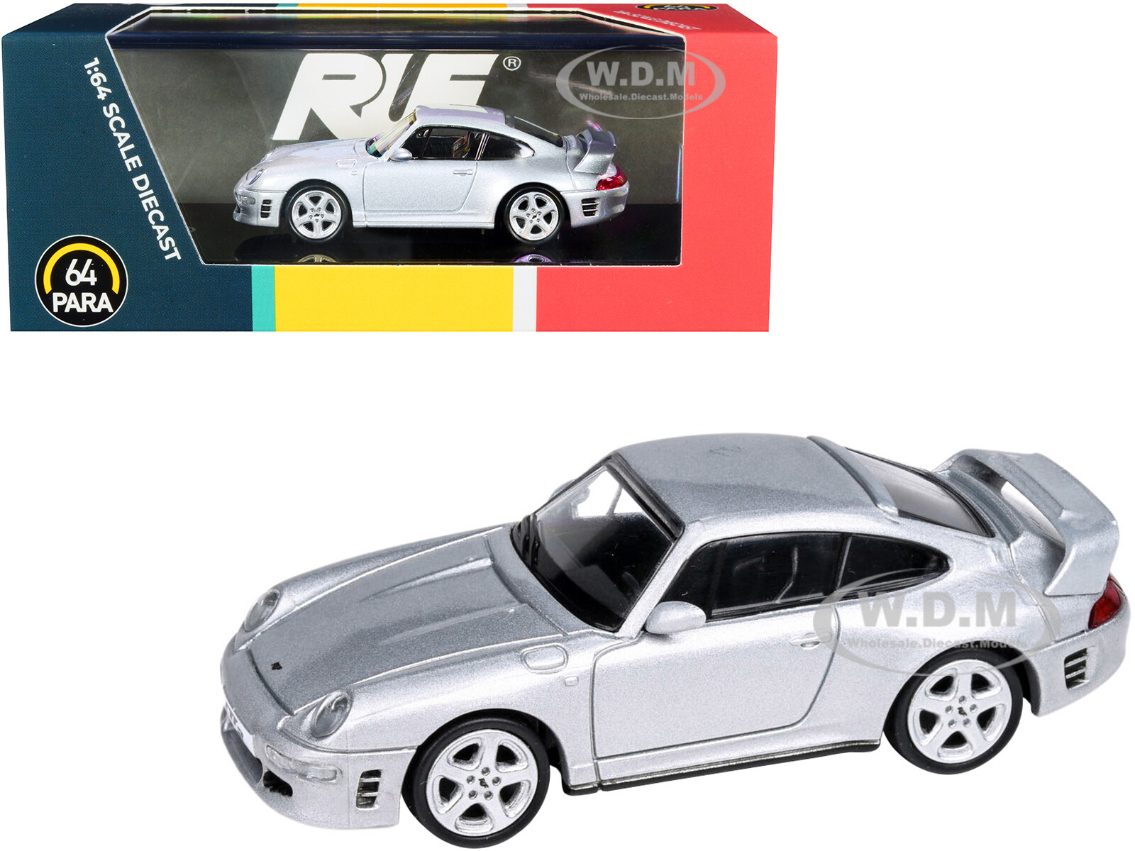 МОДЕЛЬ АВТОМОБИЛЯ RUF CTR2 СЕРЕБРИСТЫЙ МЕТАЛЛИК 164 ИЗГОТОВЛЕННАЯ НА ЗАКАЗ КОМПАНИЕЙ PARAGON PA-55371 2690₽