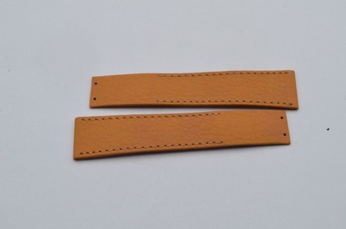 Corum Clipper Leather Bracelet 17MM For Folding Clasp 14MM 17-14 Braun - Picture 1 of 2