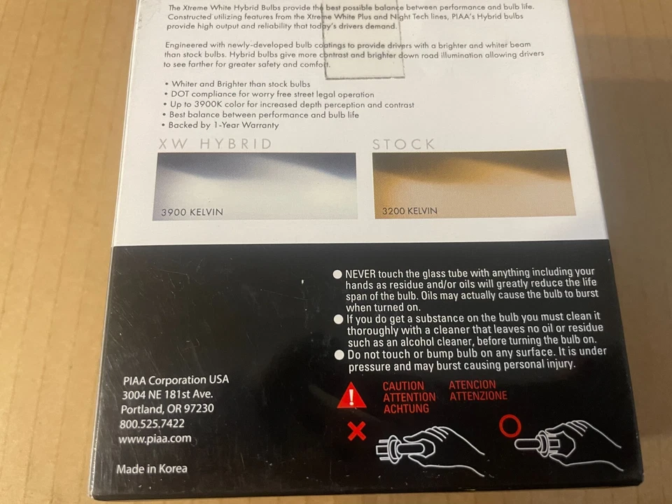 PIAA 23-10104 H4/9003 Xtreme White Hybrid Replacement Bulb - Image 2 of 4