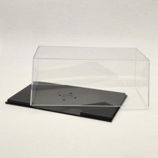 Display Box Acrylic Case Cover Transparent DustProof 1:24 1:32 Models Stand 22cm