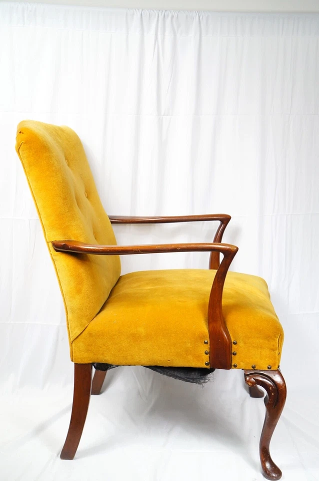 Gold Antique Wooden Chair 18th Century ~ Absolutely Stunning! - Image 3 of 4
