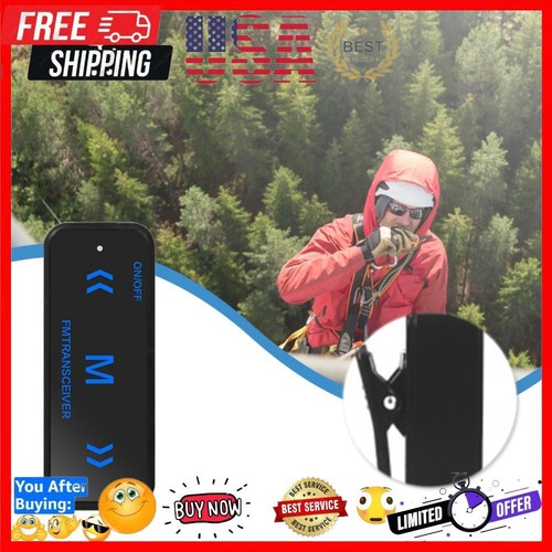 Mini Walkie Talkie with Earpiece 2-Way Radio 400-480Mhz for Restaurant Hotel Bar