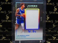 2020-21 PANINI NOIR Kyle Kuzma JUMBO MATERIALS SP #/99 LOS ANGELES LAKERS JM-KKZ
