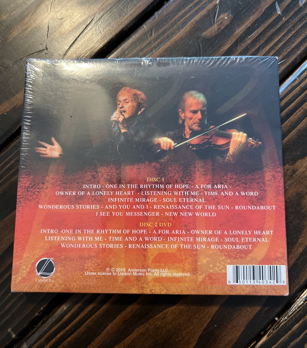 ANDERSON PONTY BAND - Better Late Than Never CD/DVD OOP ANDERSON PONTY BAND - Better Late Than Never CD/DVD OOP
