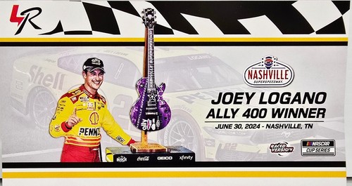 JOEY LOGANO 2024 NASHVILLE WIN RACED VERSION PENNZOIL 1/24 ACTION - Picture 8 of 15
