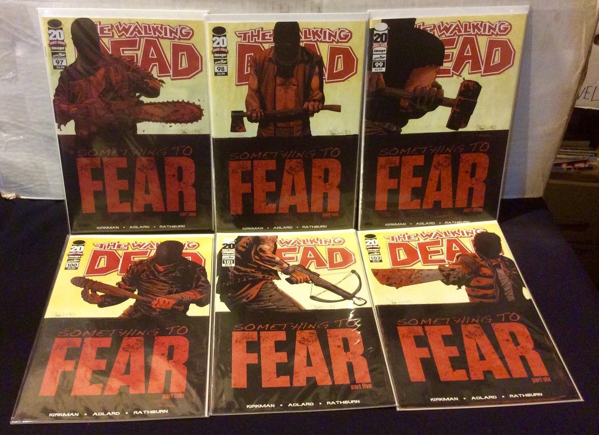 WALKING DEAD issues 97-102 FIRST APPEARANCE OF NEGAN!!! | eBay
