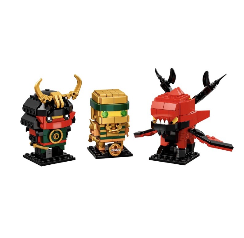 Lego Ninjago 40490 10th Anniversary Brickheadz Set New Sealed