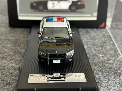 Rollin 1:64 2008 LAPD Charger Police Muscle Model Diecast Metal Car - Picture 5 of 9
