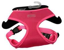 Puppia PINK Superior Soft Dog Harness Adjustable Neck Large PDCF-AC30