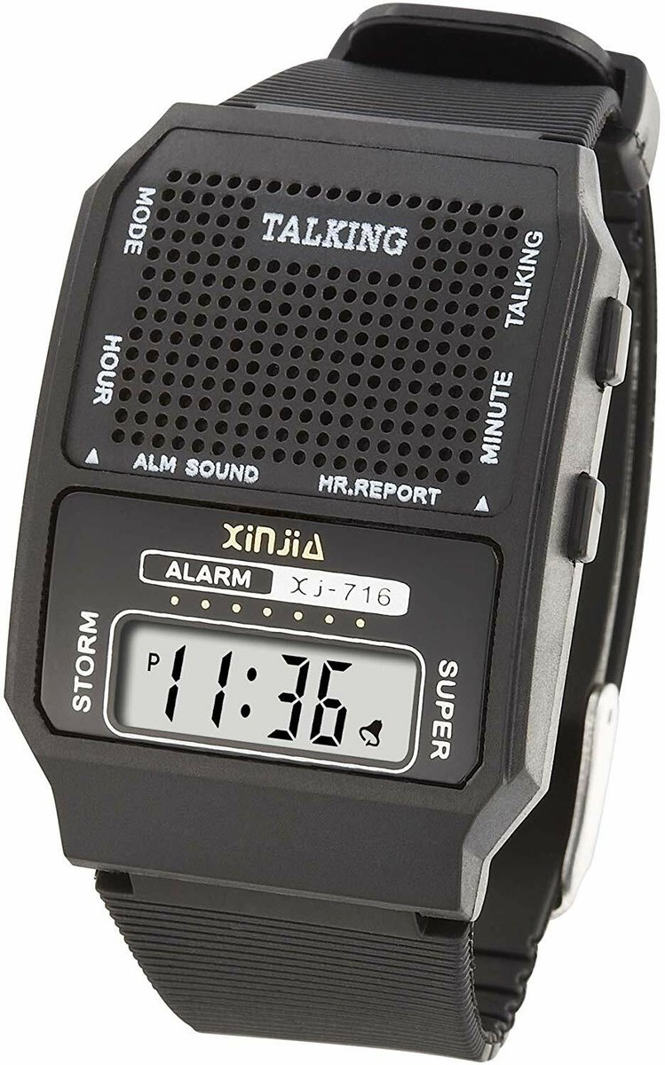 【ちゃっぴ】計100ml Xinjia A1 Talking Alarm Watch - Black for sale online | eBay
