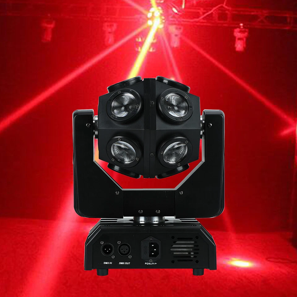 4 In1 12x12W DMX RGBW Stage Effect LED Light DJ Party Ball Moving Head Light NEW - Image 4 of 4