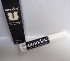 Amodex Ink  stain remover .50 fluid ounce travel purse attach   Free Swipe