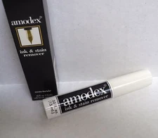 Amodex Ink & stain remover .50 fluid ounce travel purse attaché & Free Swipe