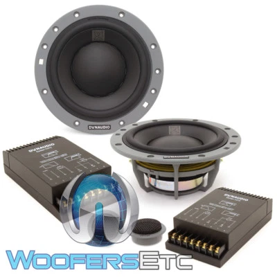 DYNAUDIO ESOTAN 272 6.5" 120W RMS COMPONENT SPEAKERS TWEETERS CROSSOVERS NEW