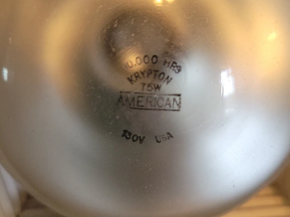 Bombilla americana 75 vatios Mfg bombilla inundación SUPER LARGA VIDA reflector 4pk Foto 4 de 4