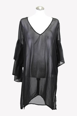 Michael Kors Damen Bademode Gr. 34 Schwarz NEU Badekleid Tunika Beachwear Sommer