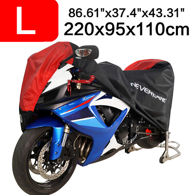 NEVERLAND L Motorradabdeckung Abdeckplane Motorradgarage Ourdooor Wasserdicht