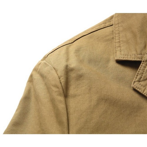 Business Casual Suit Men's Jacket Coat Cotton Tops Single-breasted Outwear 4XL - Picture 18 of 22