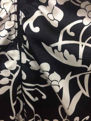 Maggy London Dress Womens M Petite Silk Strappy Black Floral Print Knee Length - Picture 11 of 12