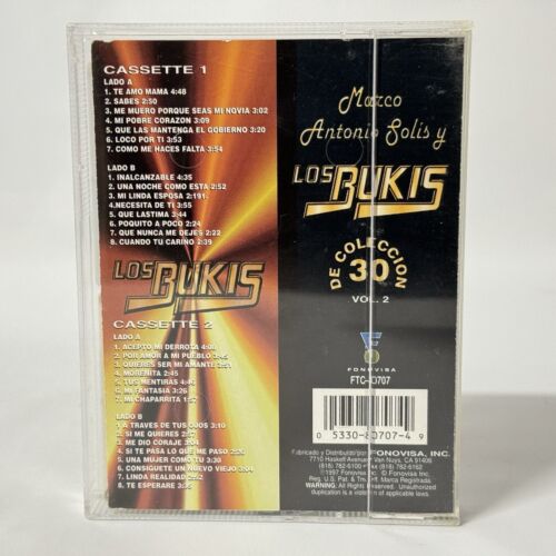 Marco Antonio Solis y Los Bukis Cassette Set Edicion Limitada 30 Tracks Cumbias - Picture 5 of 6