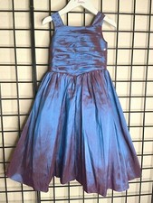 NWT Plush Navy Blue/Purple Sweetie Pie Pageant/Party/Formal Gown sz 3- Fit 4/5Y