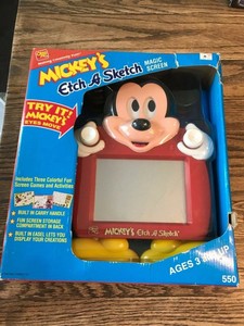 mickey mouse etch a sketch