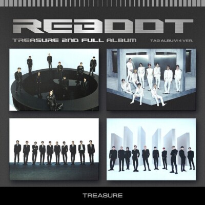 TREASURE [REBOOT] 2nd Full Album YG TAG Ver GARY/Tag LP+8 Karte+Manual Paper