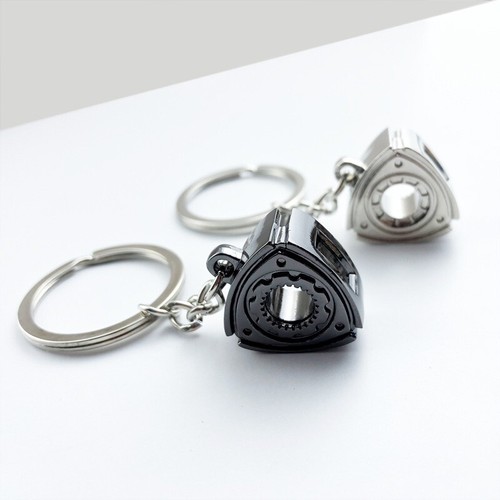 1pc Metal Rotor Engine Keychain Car Key Fashion Pendant Key Ring for Mazda RX - Picture 3 of 8