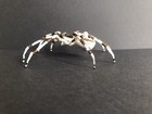 Handmade Hand-painted 4.5" Brown & White Marbled Orb Weaver Spider Replica Figur — photo 7