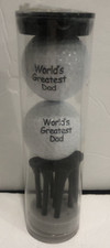 Worlds Greatest Dad Golf Balls Fathers Gift Novelty New birthday or fathers day