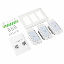 1/2/3 Gang Smart Light Switch Home WiFi Touch Wall Panel For Alexa Google-US