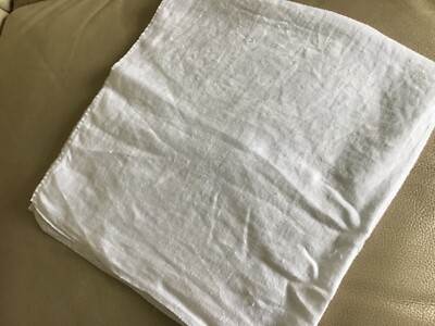 1 x Vintage weiß Baumwolle Tisch Serviette 20 x 21 Zoll