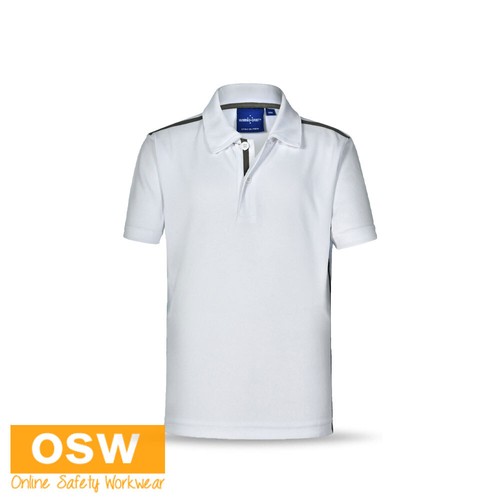 Kid's Staten Shorts Sleeves Contrast Polo Self-Fabric Collar Shirt PS83K - Bild 28 von 30