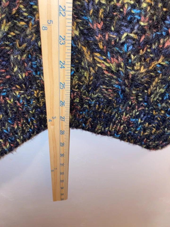 Suéter Jersey Scotch & Soda Talla S Grueso Tejido 100% Lana Love Cuello Redondo Arco Iris Foto 4 de 4