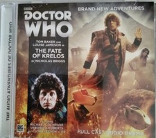 Doctor Who The Fate Of Krelos. Audio Book CD. Tom Baker Louise Jameson UK SELLER