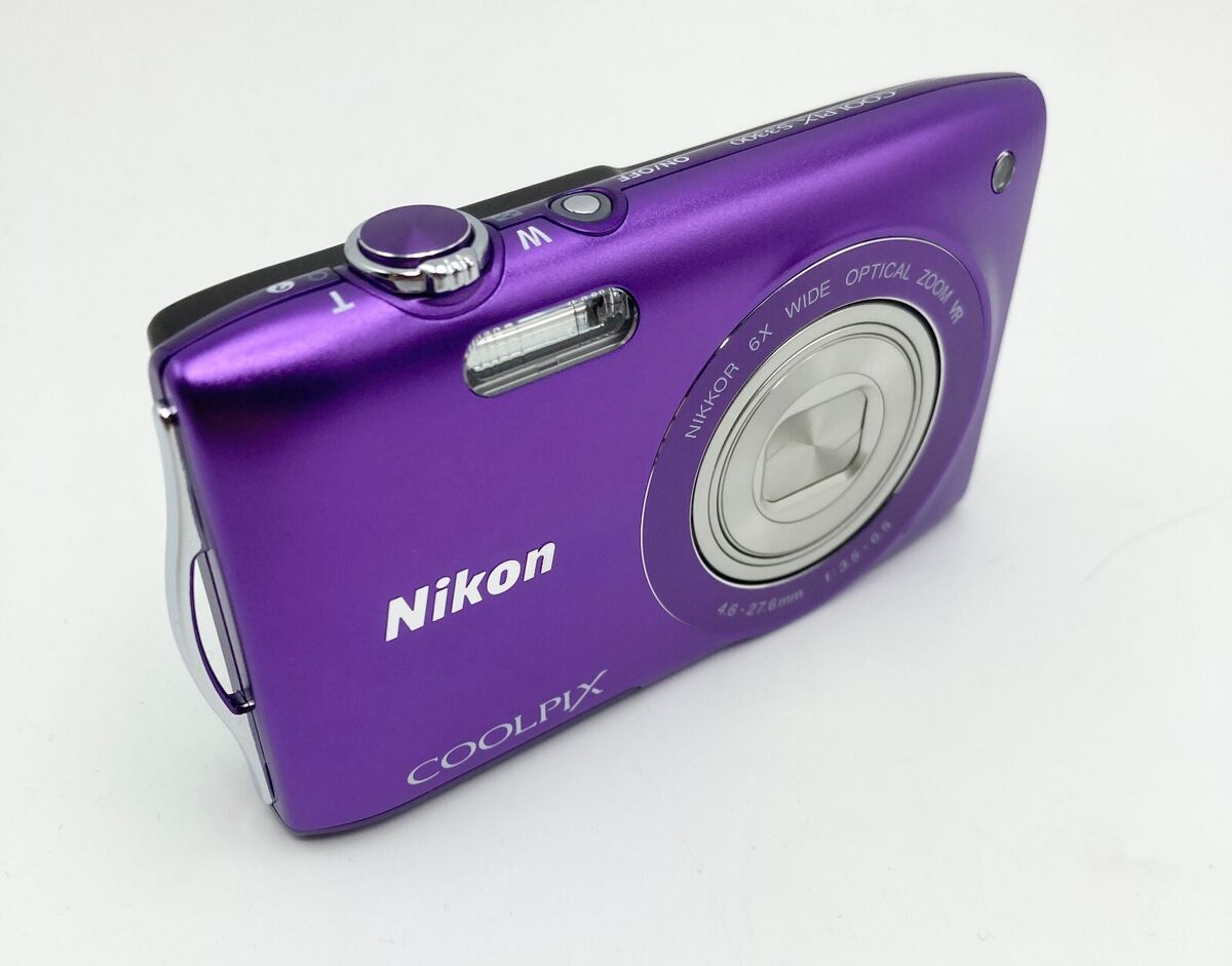 Nikon COOLPIX S3300 Purple 16.0MP 6x Zoom Digital Camera JAPAN w/ Battery Nikon COOLPIX S3300 Purple 16.0MP 6x Zoom Digital Camera JAPAN w/ Battery