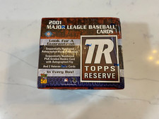 2001 Topps Reserve Baseball Box GUARANTEED AUTO ROOKIE BASEBALL HOF PUJOLS RC