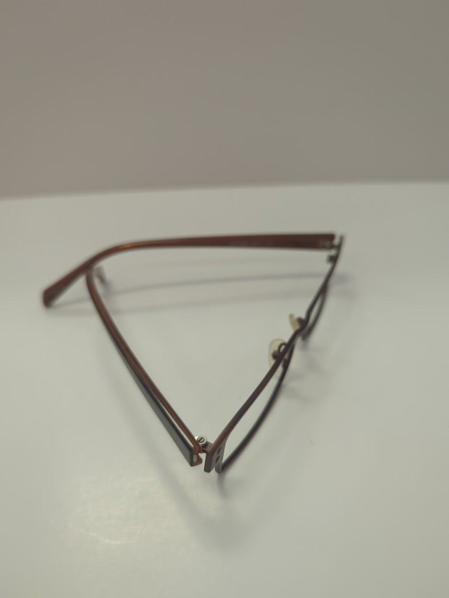 OGI 9049/719 BROWN EYEGLASSES GLASSES METAL FRAME 50-17