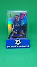 2021-22 TOPPS FINEST UCL NEYMAR JR GREEN /99 REFRACTOR PSG