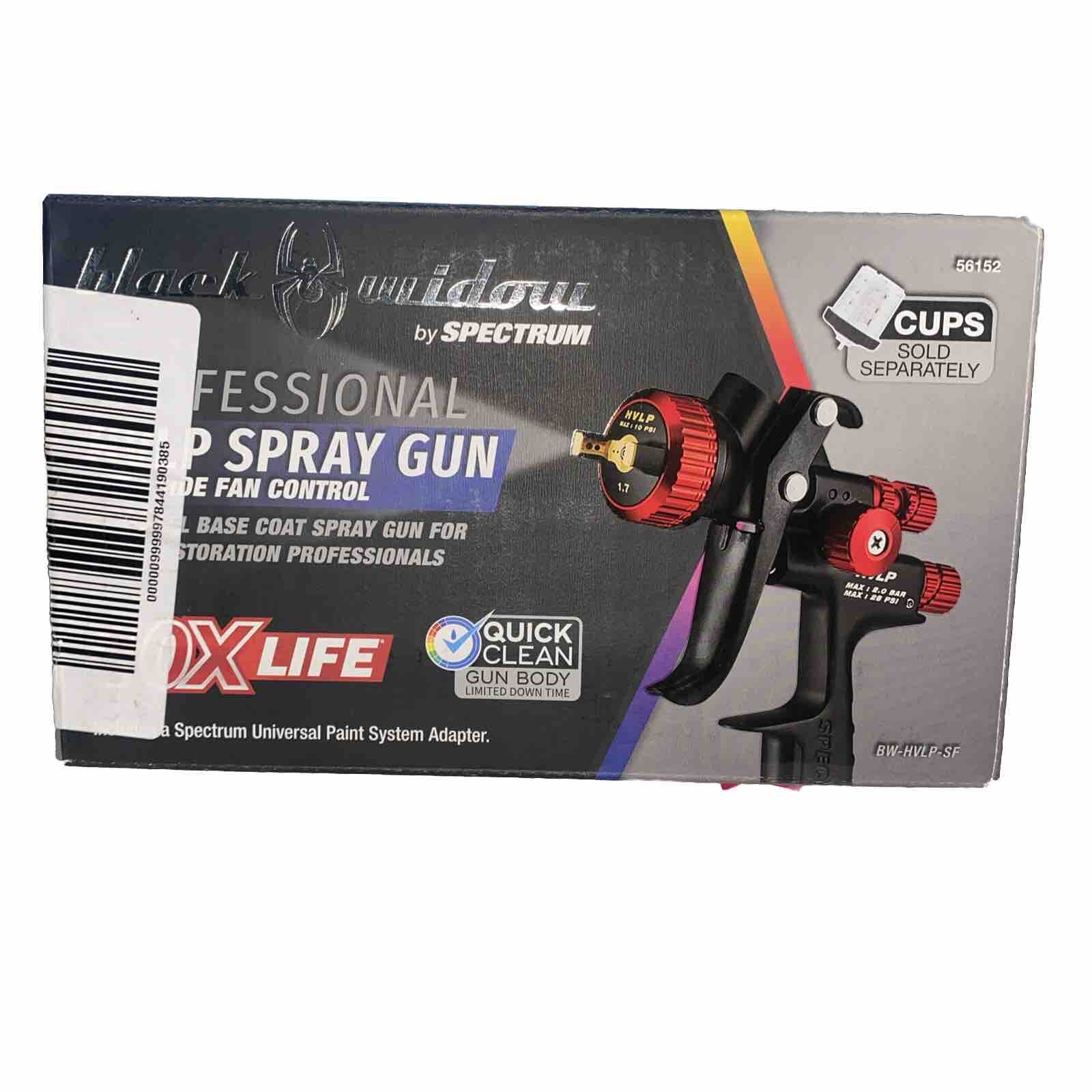 BLACK WIDOW Professional HVLP Spray Gun w/Side Fan Control BWHVLPSF