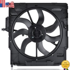 Engine Radiator Cooling Fan Assembly 17427634467 For Bmw X5 X6 F15 F16 2013-2019