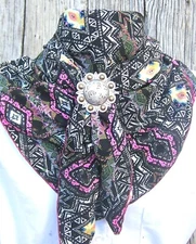 Wild Rag Scarf Cowboy Western Buckaroo Scarves Bandana Cowgirl 38"
