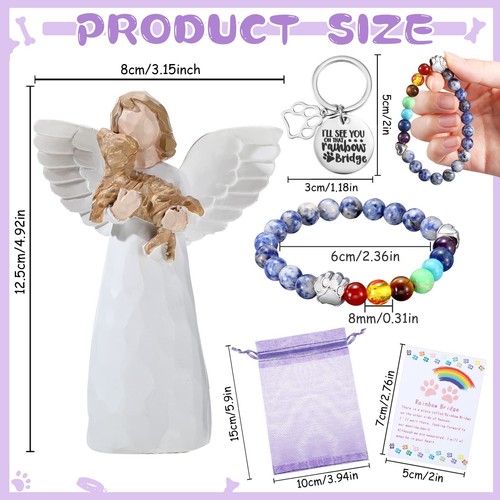 Angel of Friendship Dog Memorial Gifts Pet Sympathy Gift Loss of Dog