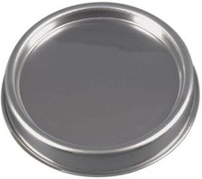 Latta flan 10' professionale argento alluminio made in UK Bakeware Chabrias Ltd