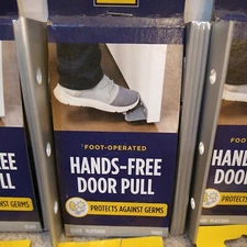 8 Set MD Foot Operated Hands Free Door Pull 55401 Germ Protector NEW 