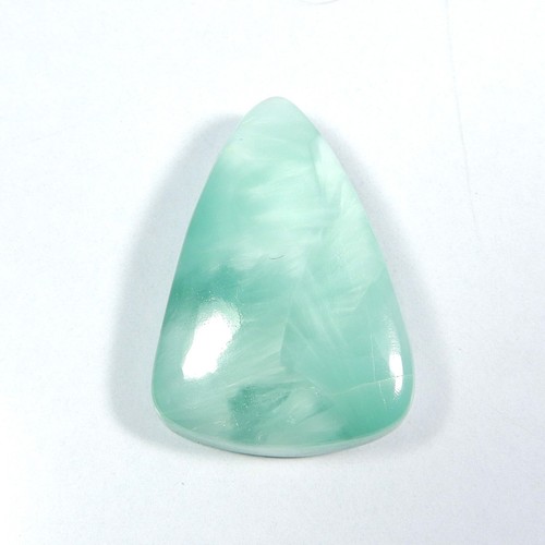 Sky Blue Larimar Pattern Hemimorphite Cabochon Pear Shape Gemstone 25 Cts #10654 - Picture 3 of 6